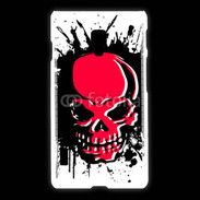 Coque LG L7 2 Tête de Mort en Rouge et Noir