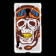 Coque LG L7 2 Tête de mort pilote