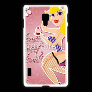 Coque LG L7 2 Dessin femme sexy style Betty Boop