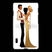 Coque LG L7 2 Couple glamour dessin