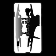 Coque LG L7 2 Silhouette avion de chasse