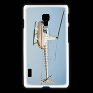 Coque LG L7 2 Hélicoptère R44 blanc