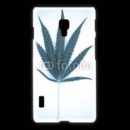 Coque LG L7 2 Marijuana en bleu et blanc