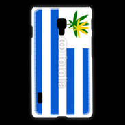 Coque LG L7 2 Drapeau Uruguay cannabis 2