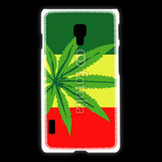 Coque LG L7 2 Drapeau reggae cannabis