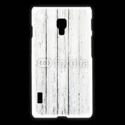 Coque LG L7 2 Aspect bois blanc vieilli