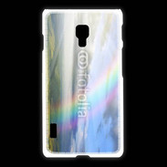 Coque LG L7 2 Arc en ciel à la montagne