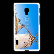 Coque LG L7 2 Paysage avec des moulins