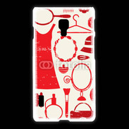 Coque LG L7 2 Fond fashion rouge
