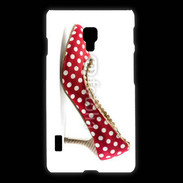 Coque LG L7 2 escarpin petits pois