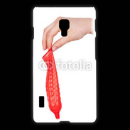 Coque LG L7 2 préservatif rouge