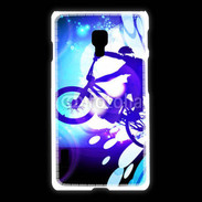 Coque LG L7 2 Illustration BMX bleu