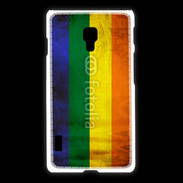 Coque LG L7 2 Drapeau gay vintage