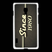 Coque LG L7 2 Since 1980 gris