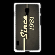 Coque LG L7 2 Since 1981 gris