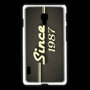 Coque LG L7 2 Since 1987 gris