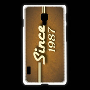 Coque LG L7 2 Orange since 1987