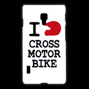 Coque LG L7 2 i love Cross Motor