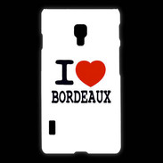 Coque LG L7 2 I love Bordeaux
