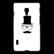 Coque LG L7 2 chapeau moustache