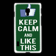 Coque LG L7 2 Keep Calm Like This Vert