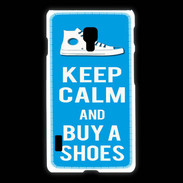 Coque LG L7 2 Keep Calm Buy Shoes Cyan 