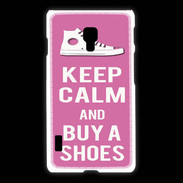 Coque LG L7 2 Keep Calm Buy Shoes Rose