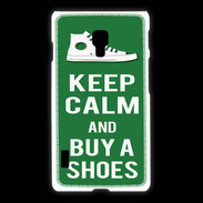 Coque LG L7 2 Keep Calm Buy Shoes Vert