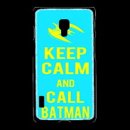 Coque LG L7 2 Keep Calm Batman Cyan
