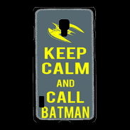 Coque LG L7 2 Keep Calm Call Batman Gris