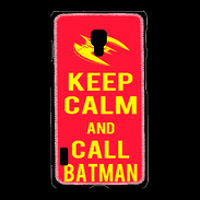 Coque LG L7 2 Keep Calm Call Batman Rouge