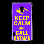 Coque LG L7 2 Keep Calm Call Batman Violet