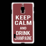 Coque LG L7 2 Keep Calm Drink Champagne Brique