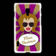 Coque LG L7 2 Miss business Rousse