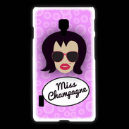 Coque LG L7 2 Miss Champagne Brune