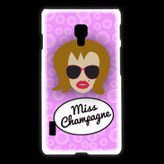 Coque LG L7 2 Miss Champagne Rousse