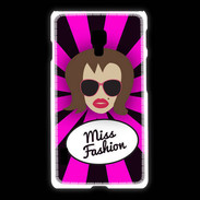 Coque LG L7 2 Miss Fashion Chatain