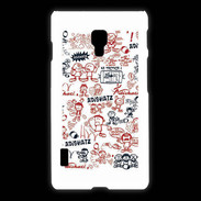 Coque LG L7 2 Adishatz All Over Rugby