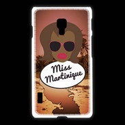 Coque LG L7 2 Miss Martinique Black