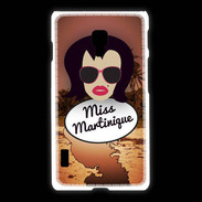Coque LG L7 2 Miss Martinique Brune