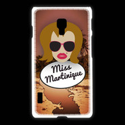 Coque LG L7 2 Miss Martinique Rousse
