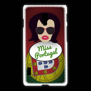 Coque LG L7 2 Miss Portugal Brune