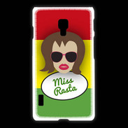 Coque LG L7 2 Miss Rasta Chatain