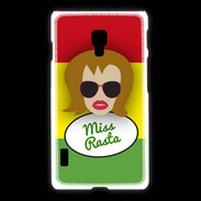 Coque LG L7 2 Miss Rasta Rousse