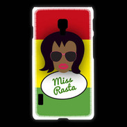 Coque LG L7 2 Miss Rasta Black