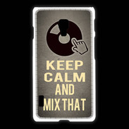 Coque LG L7 2 Keep calm and Mix That Gris
