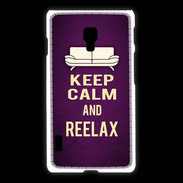 Coque LG L7 2 Keep Calm and Reelax Violet