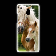 Coque HTC One Mini Cheval et poulain