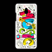 Coque HTC One Mini Graffiti Musique