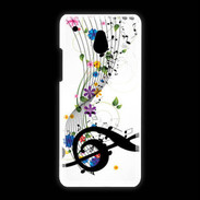 Coque HTC One Mini Farandole de notes de musique 1